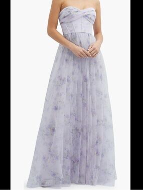 Floral Strapless Dress from Nordstrom - NWT